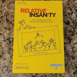 Relative Insanity Party Card Game Like New